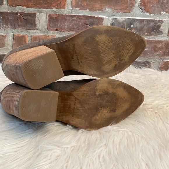 Marc Fisher Bellie Studded Suede Pull-on Booties, Size 10 - Picture 8 of 16